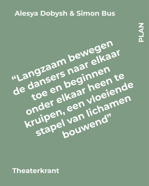 Alesya Dobysh en Simon Bus in Theaterkrant