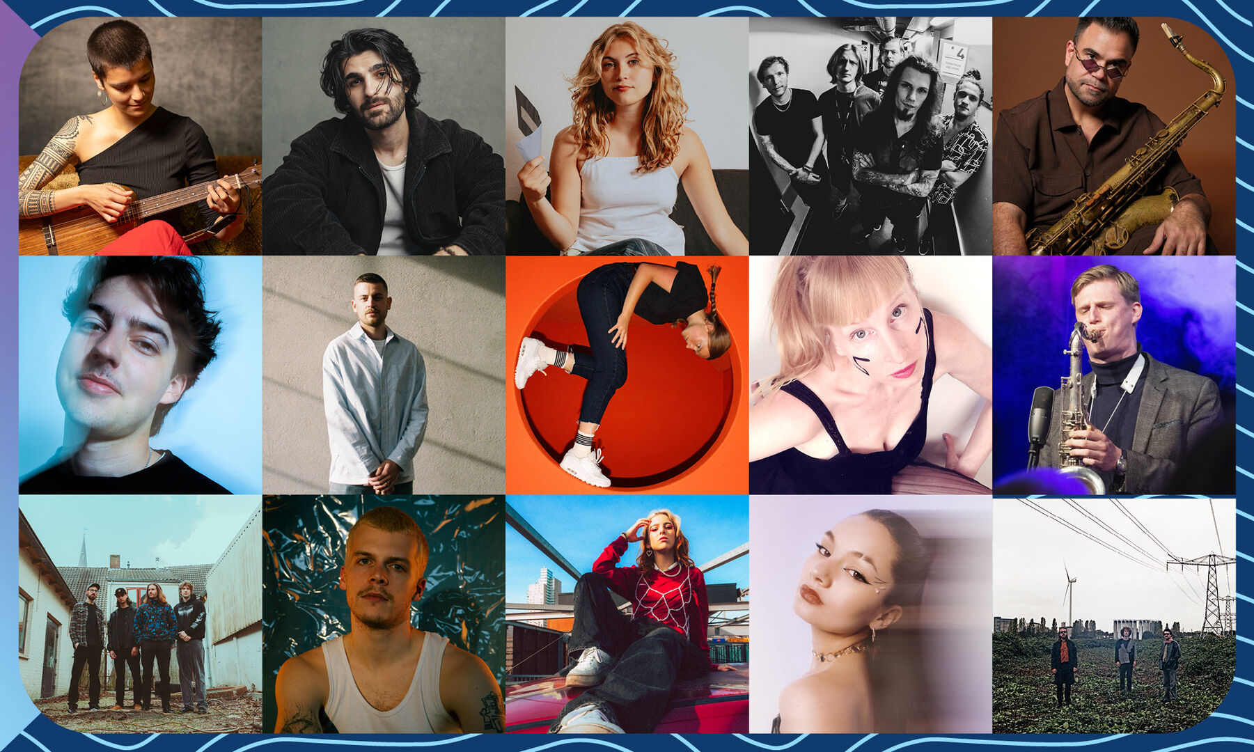 Dit zijn ze: de vijftien artiesten van Music Hub Brabant