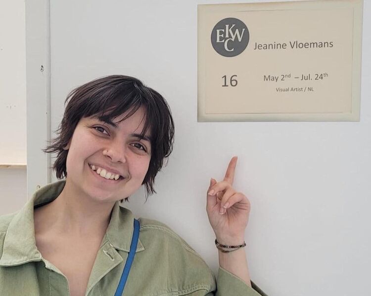 Jeanine Vloemans op residentie bij EKWC